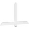 Ekena Millwork Eugene Architectural Grade PVC Gable Bracket, 60"W x 32 1/2"H x 2"D x 4"F, 13/12 Pitch GBP060X33X0204EUG00 - alternate 1